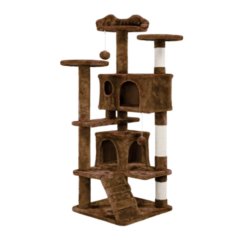 Multi-Level Cat Tree - Cat Tower with Scratching Posts & Cozy Hideaways