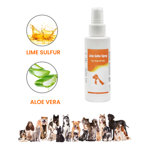 Classic's Lime Sulfur Spray- Pet Care for Dry Itchy Skin