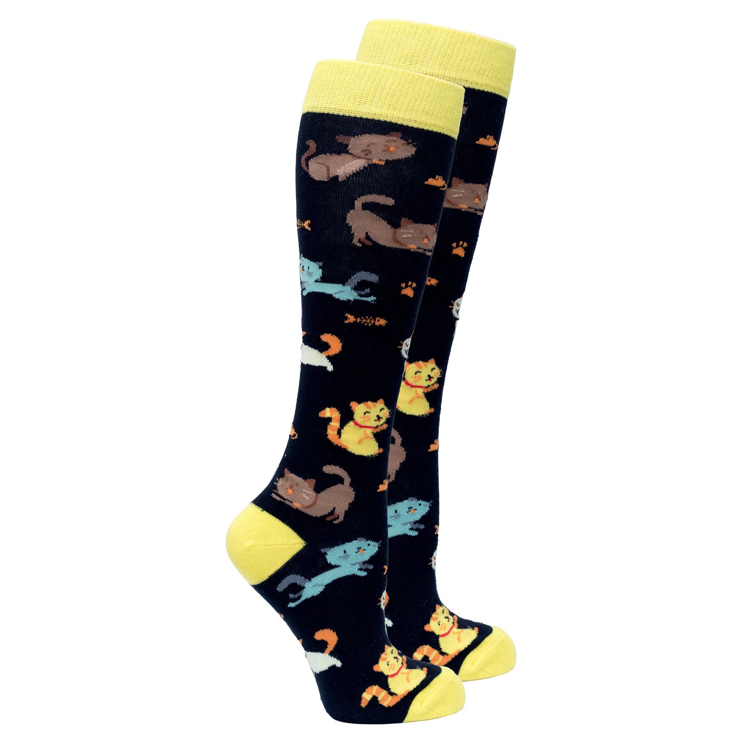 Kitten Knee High Socks for Women – Cozy & Adorable