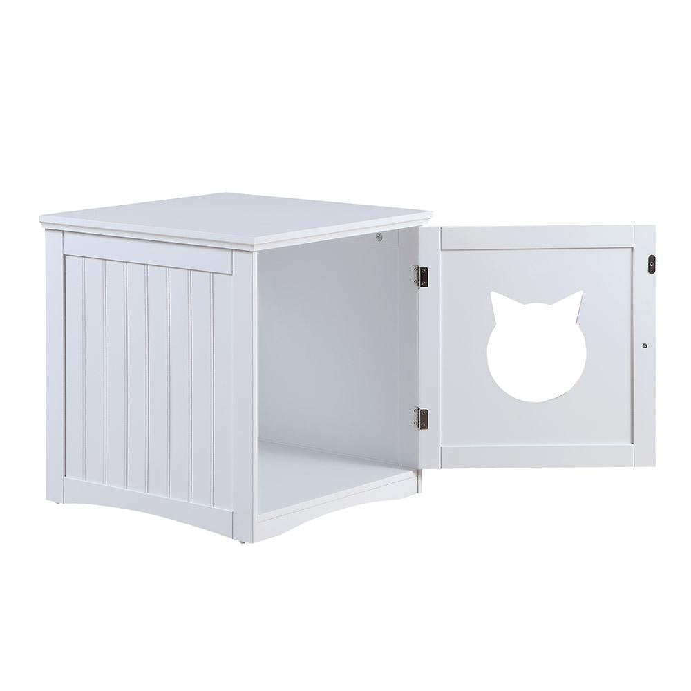 Cozy Cat Nightstand & Pet House – Dual-Purpose Bedside Table with Hidden Cat Hideaway
