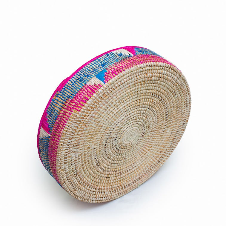 Eco-Friendly African Handwoven Pet Bed - Stylish, Durable and Versatile