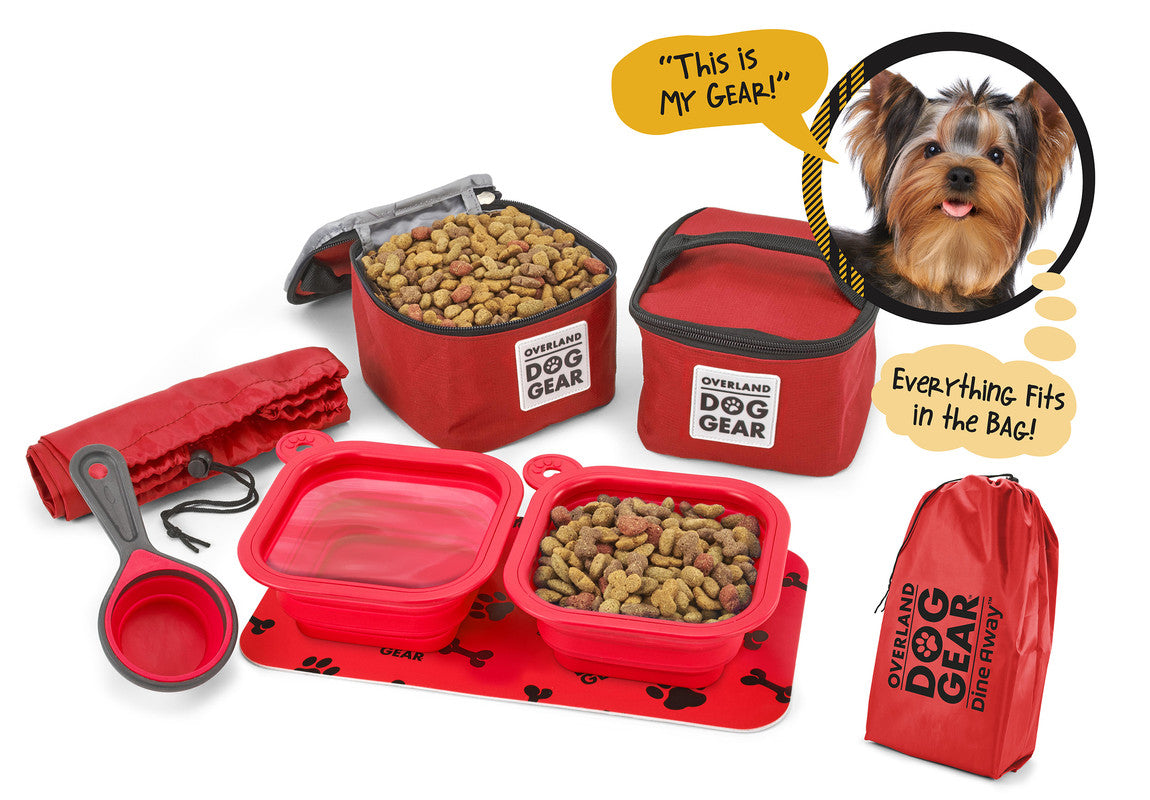 Mobile Dog Gear Bag (Small Dogs or Cats) Everything You Need For a Day Out!