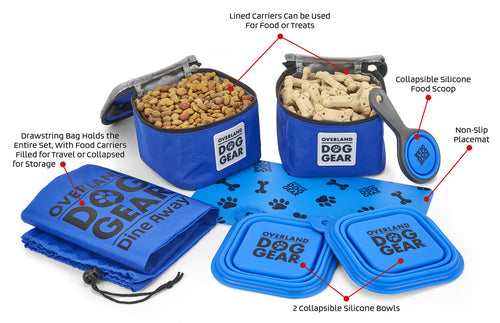 Mobile Dog Gear Bag (Small Dogs or Cats) Everything You Need For a Day Out!