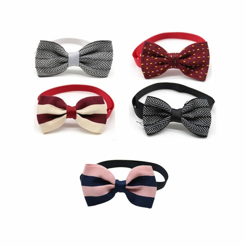 Charming Pet Bow Tie Set – 5 or 10 Pack in Assorted Colors for Stylish Pets