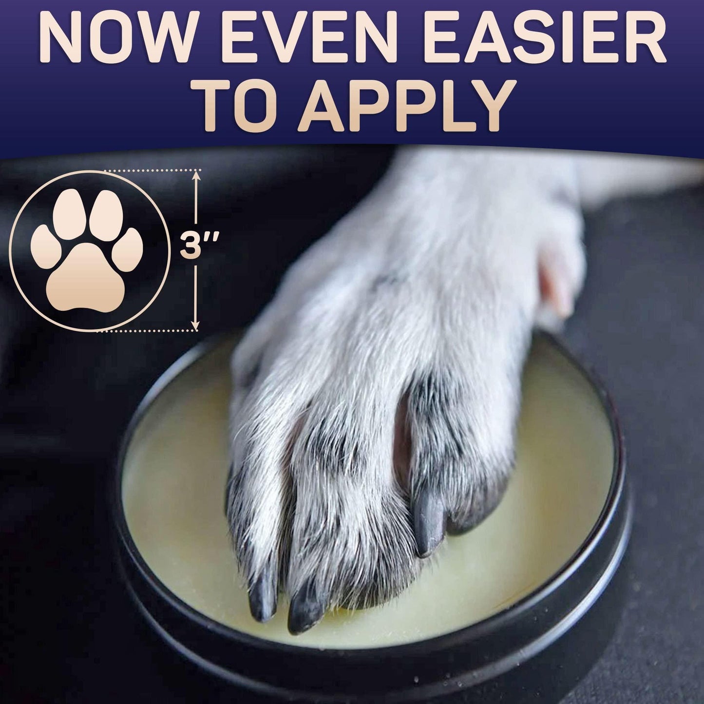 Natural Dog Paw Balm - Protective Barrier for Your Dog's Feet & Nose