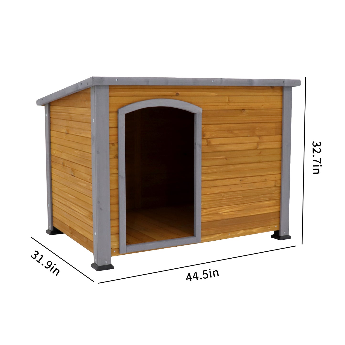 Durable Wooden Dog House for Large Dogs – Cozy & Weatherproof