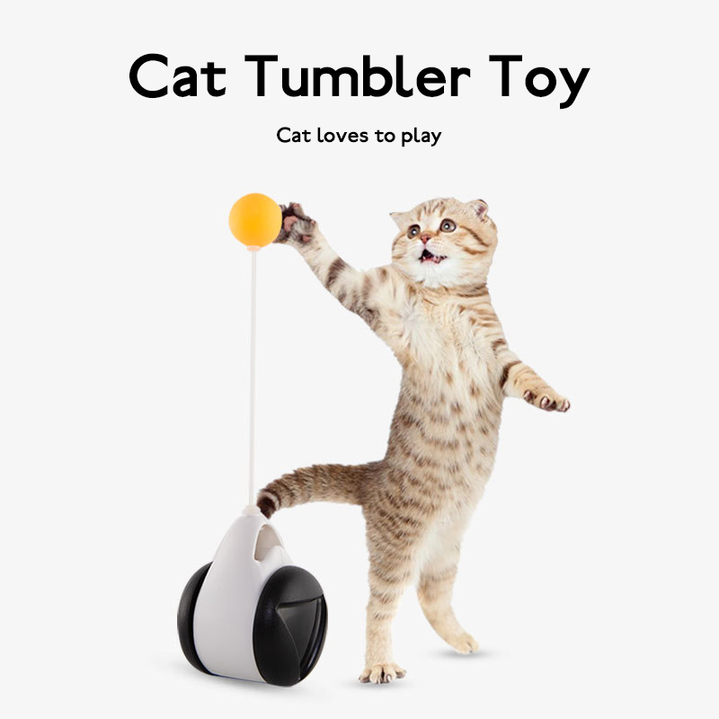 Tumbler Swing Ball Cat Toy – Endless Fun for Curious Cats