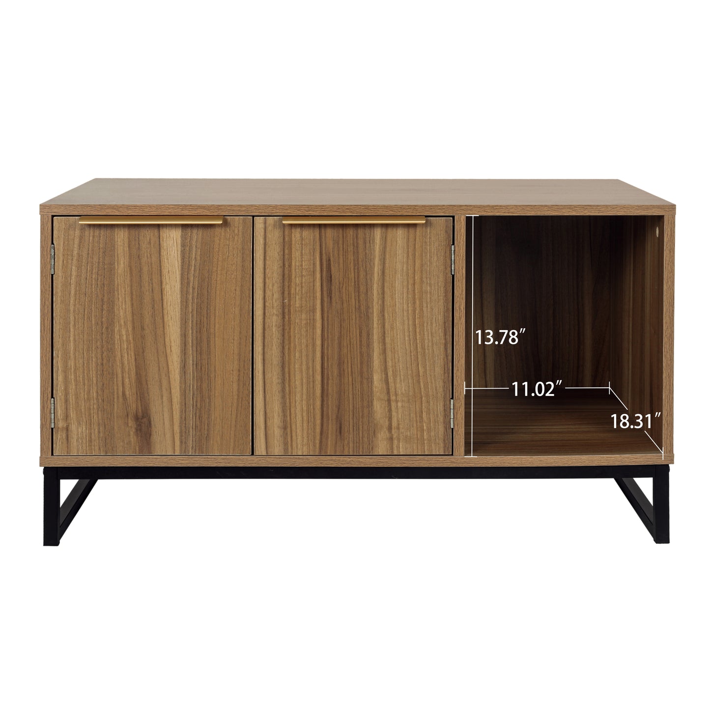 Cat House TV Cabinet for Living Room - Perfect cozy hideaway or litter box!