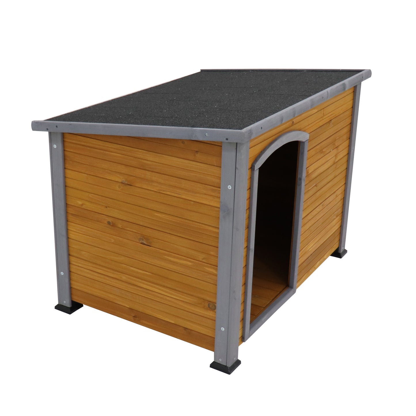 Durable Wooden Dog House for Large Dogs – Cozy & Weatherproof