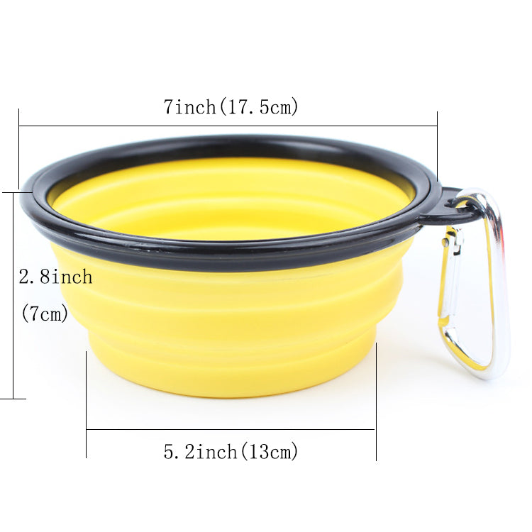 Collapsible Silicone Pet Bowl – Eco-Friendly Solution for Pets on the Go