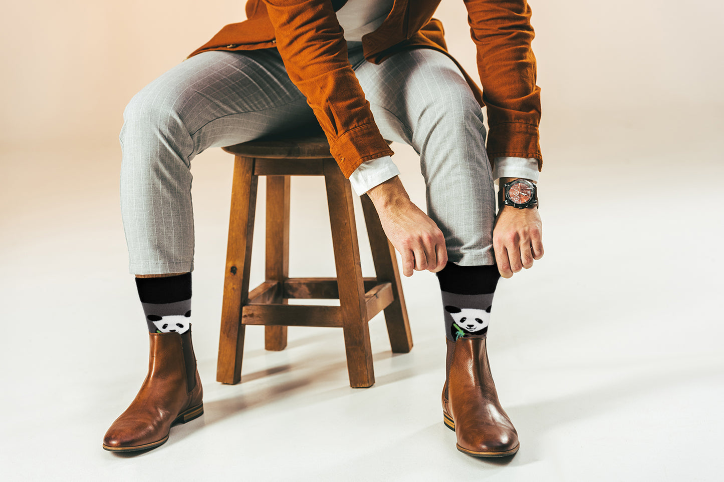 Sick Socks – Panda – Animal Casual Dress Socks