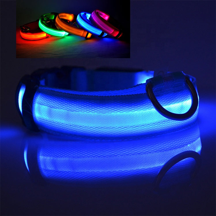 LED Dog Collar with USB Charging – Safe & Eco-Friendly