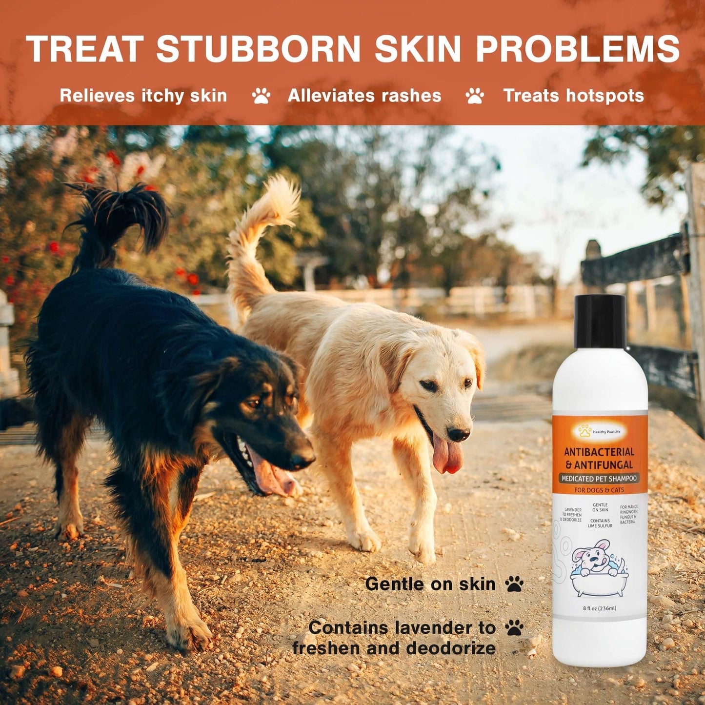 Classic Lime Sulfur Shampoo – Gentle Relief for Pets with Sensitive Skin