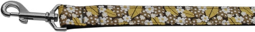 Autumn Leaves and Flowers Pet Collar or Leash – Stylish & Durable