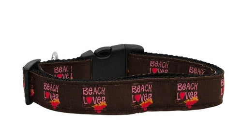 Beach Lover Dog & Cat Collar – Fashionable, Durable Collar or Leash