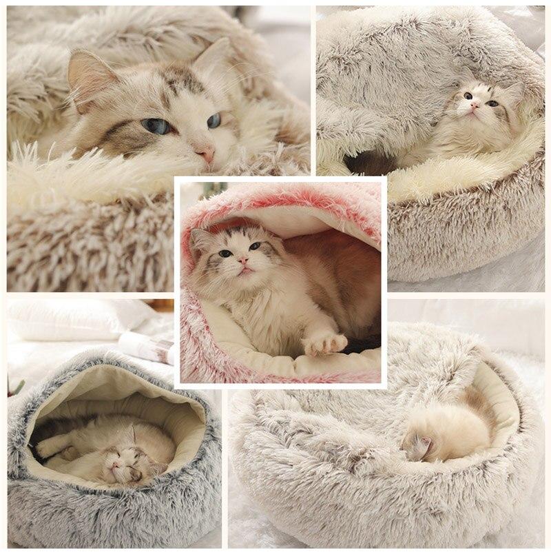 The Cozy Nest Bed Hideaway: The Ultimate 2-in-1 Retreat for Cats and Small Dogs