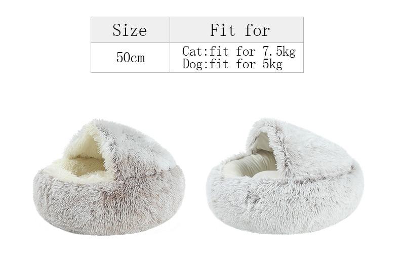 The Cozy Nest Bed Hideaway: The Ultimate 2-in-1 Retreat for Cats and Small Dogs
