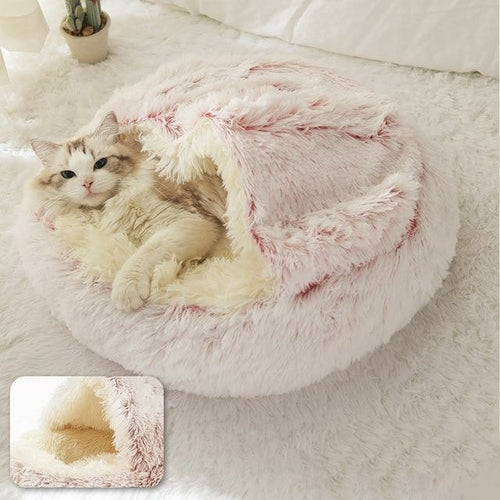 The Cozy Nest Bed Hideaway: The Ultimate 2-in-1 Retreat for Cats and Small Dogs