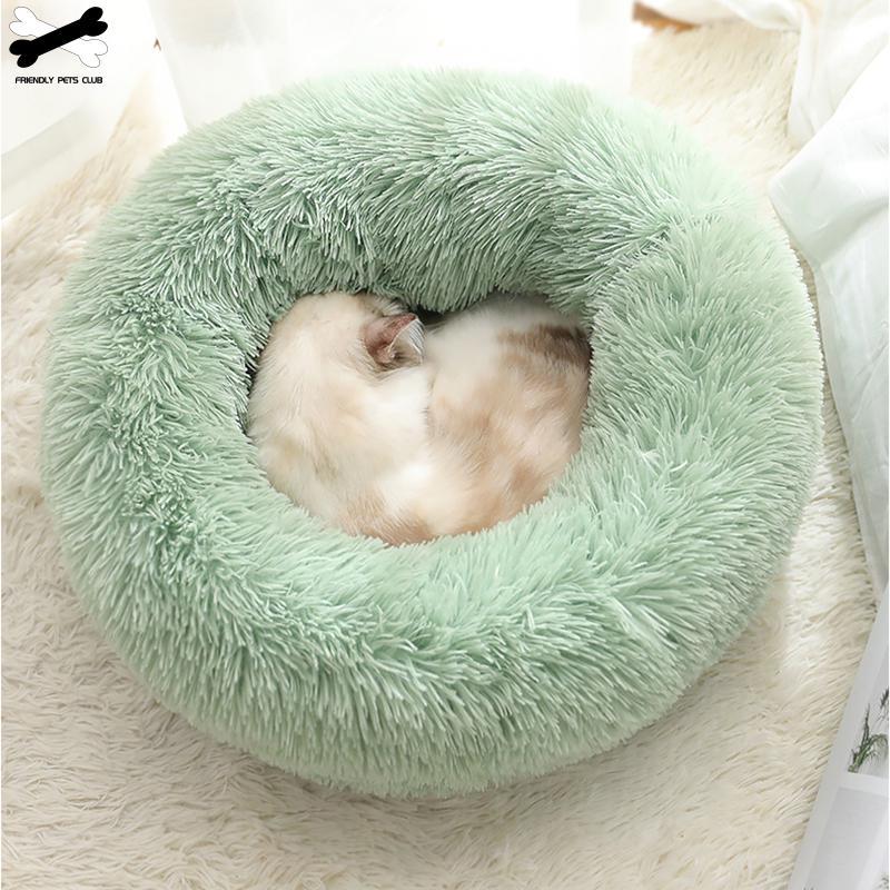 Soft Donut Cat Bed - The Ultimate Cozy Haven for Your Cat