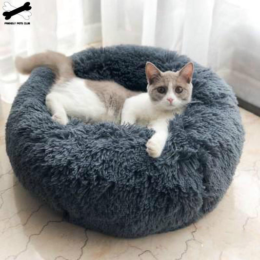 Soft Donut Cat Bed - The Ultimate Cozy Haven for Your Cat
