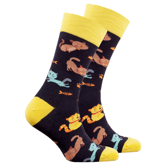 Men's Cute Kitten Socks – For Cat Lovers
