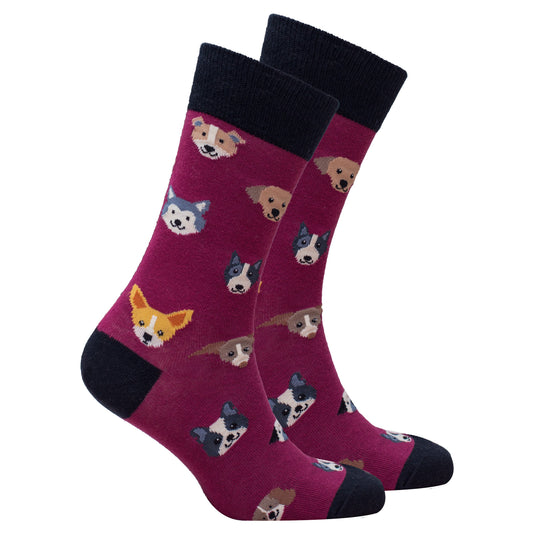 Men's Dogs Crew Socks – Fun Designs for Dog Lovers!