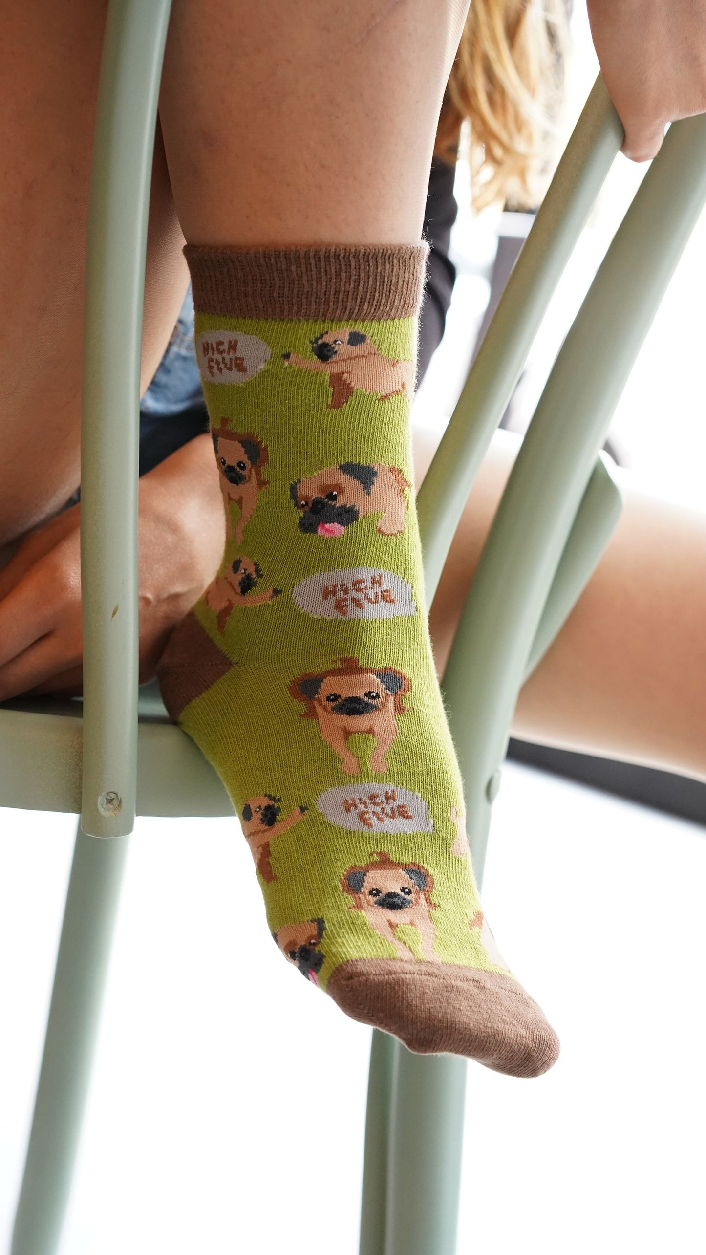 Women's Adorable Dogs Socks Set (5) with 5 Charming Dog Designs
