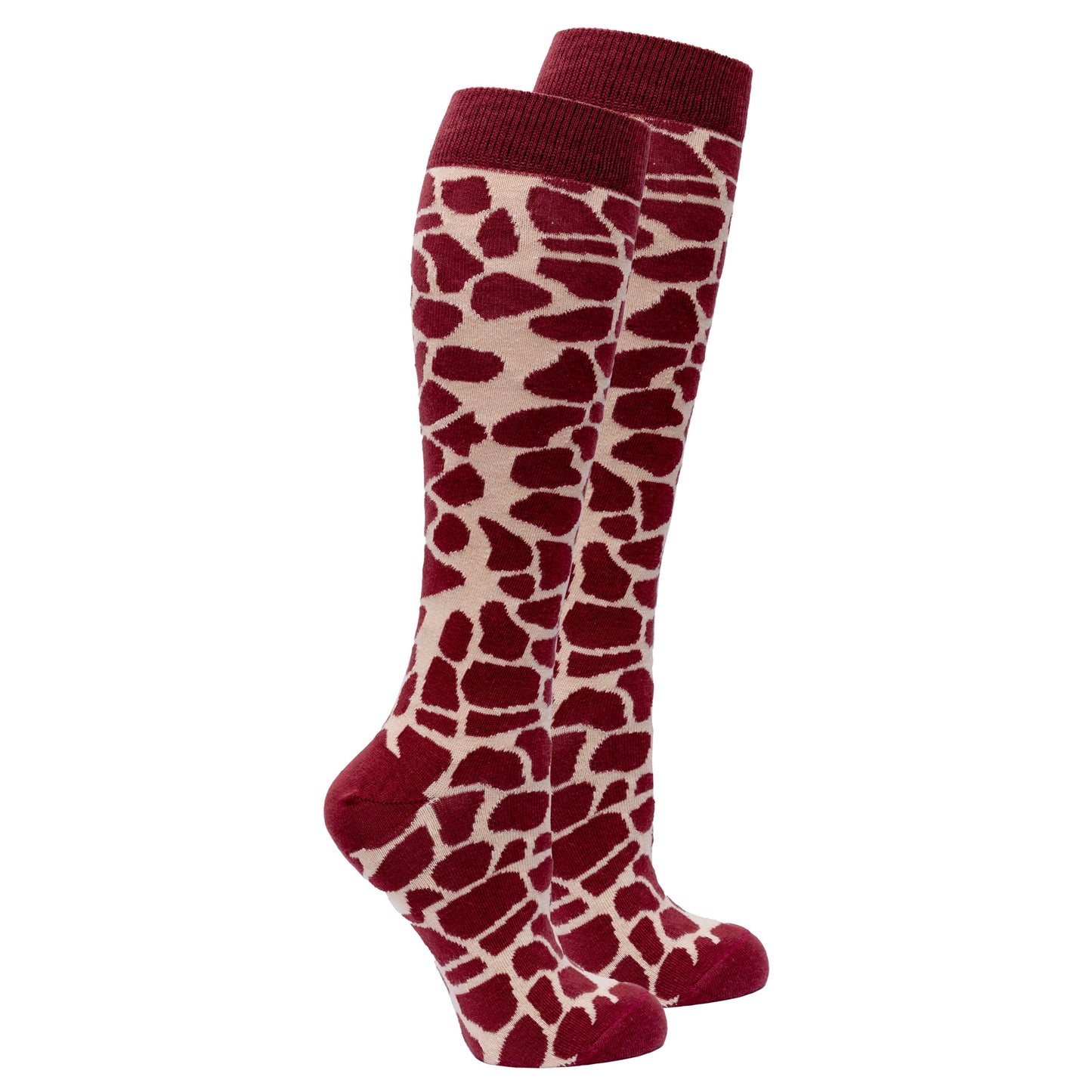 Women's Giraffe Knee High Socks - Super Soft Turkish Cotton