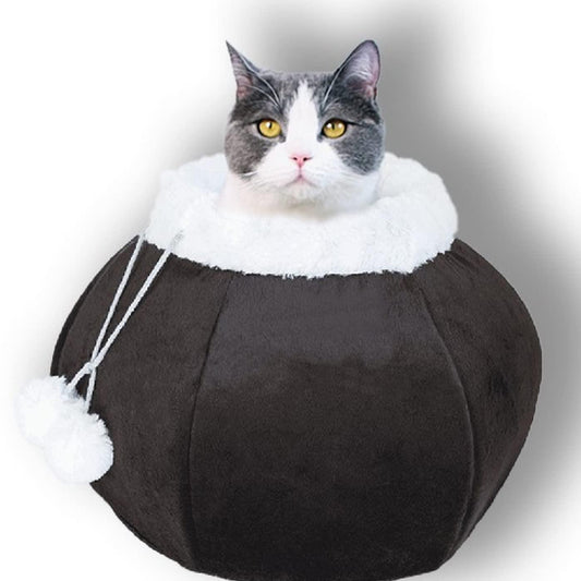 Cozy Cat Cave Bed – Warm, Enclosed Hideaway for Ultimate Feline Comfort