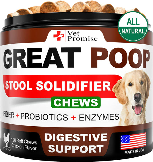Great Poop Probiotics Stool Softener & Fiber for Dogs