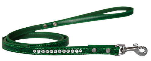 Dog & Pet Designer Croc Leash with Clear Crystal Rhinestones