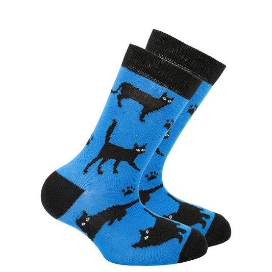 Kid's Black Cat Socks – Cute & Cozy for Little Cat Lovers!