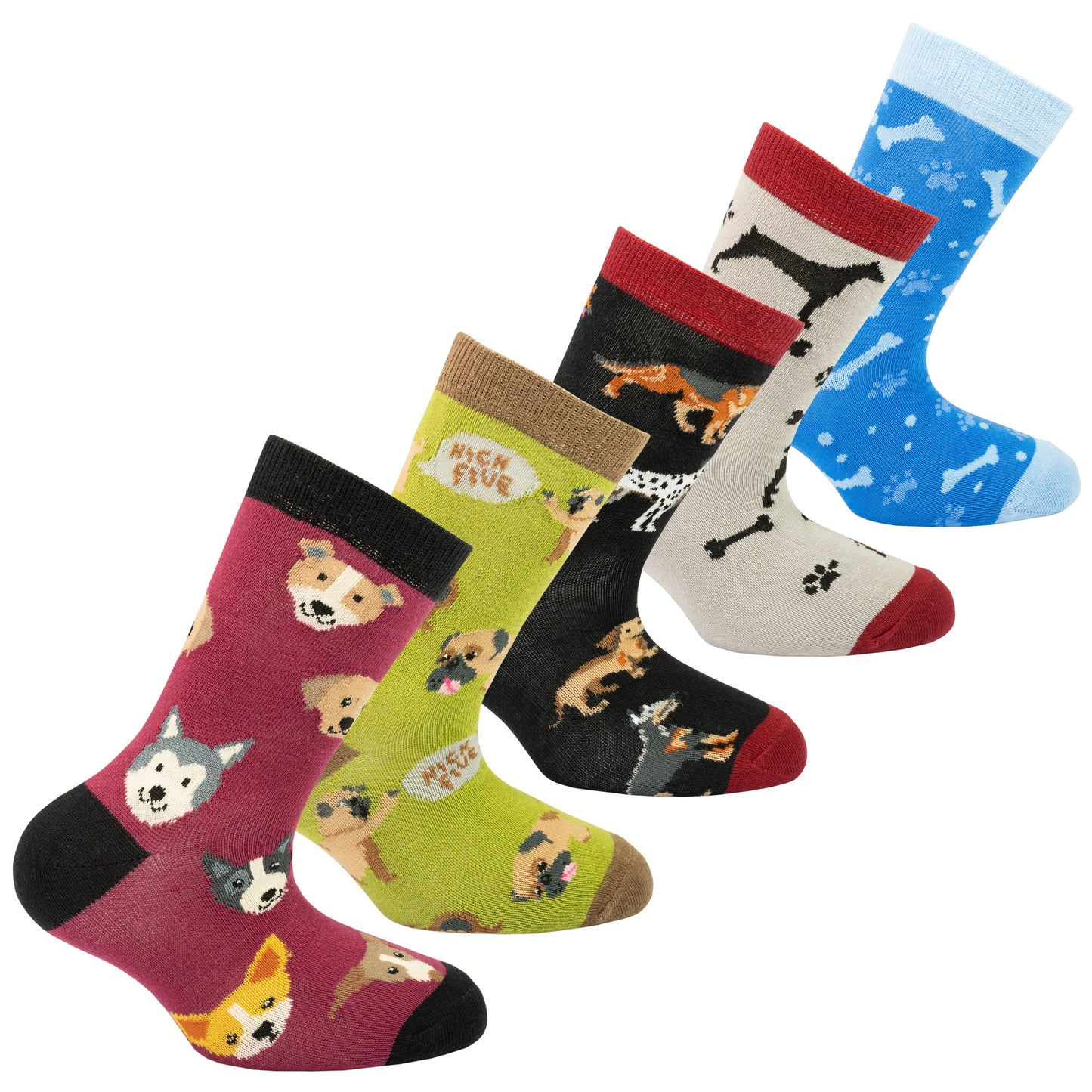 Kids Dog Lover Sock Set – Cute Canine Designs