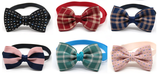 Charming Pet Bow Tie Set – 5 or 10 Pack in Assorted Colors for Stylish Pets