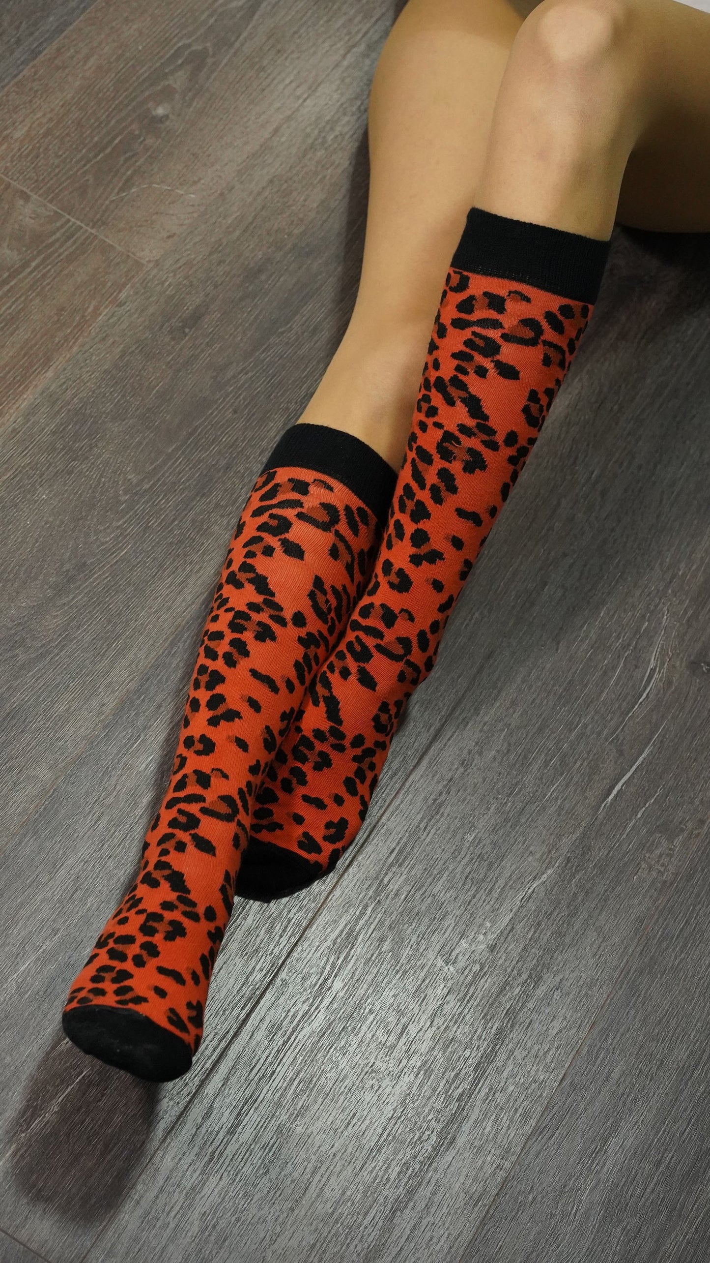 Women's Animal Print Knee High Socks Set (5) - Unleash Your Wildside!