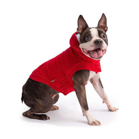 Urban Red Hoodie – Warm & Stylish Comfort for Dogs