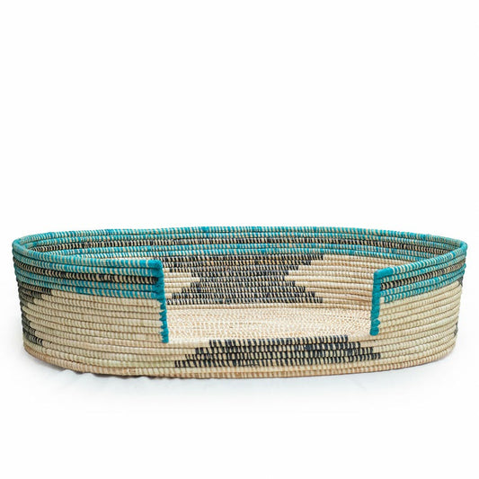 African Artisan Eco-Friendly Pet Bed - Handwoven Natural Materials