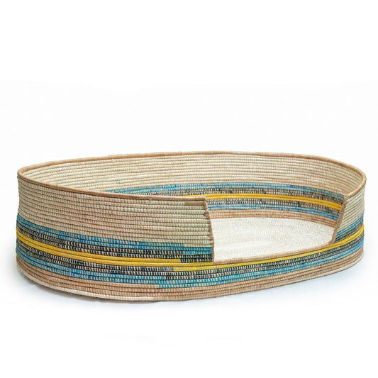 Eco-Friendly Fair Trade Pet/Dog Bed - Traditional African Weave
