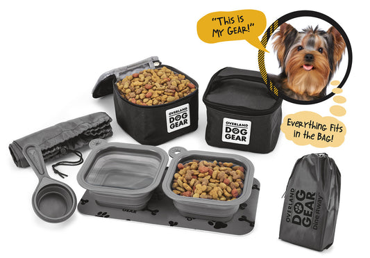 Mobile Dog Gear Bag (Small Dogs or Cats) Everything You Need For a Day Out!
