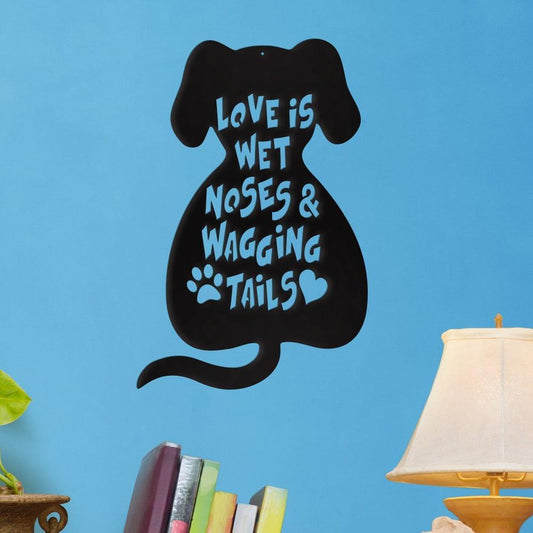 Wet Noses - Metal Wall Art/Decor - For Dog Lovers