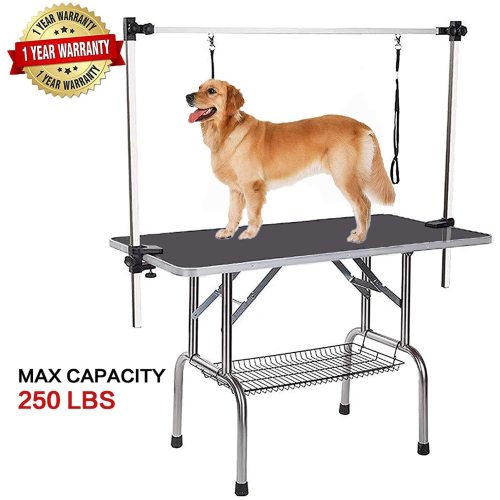 36" Professional Pet Grooming Table Adjustable - Makes Grooming a Breeze!