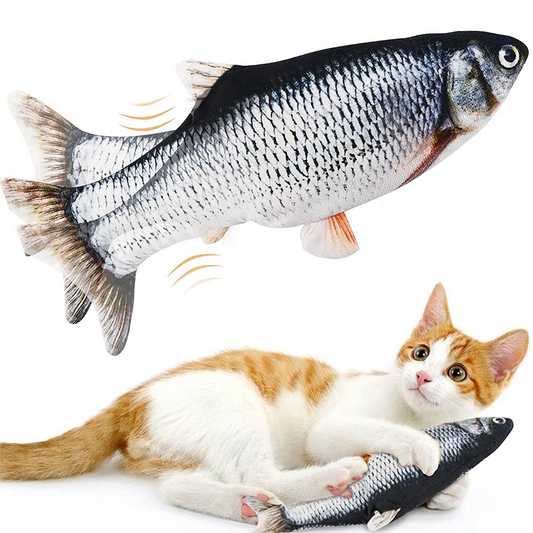 Electronic Floppy Fish Cat Toy – Interactive, Realistic Moving Fish for Endless Feline Fun