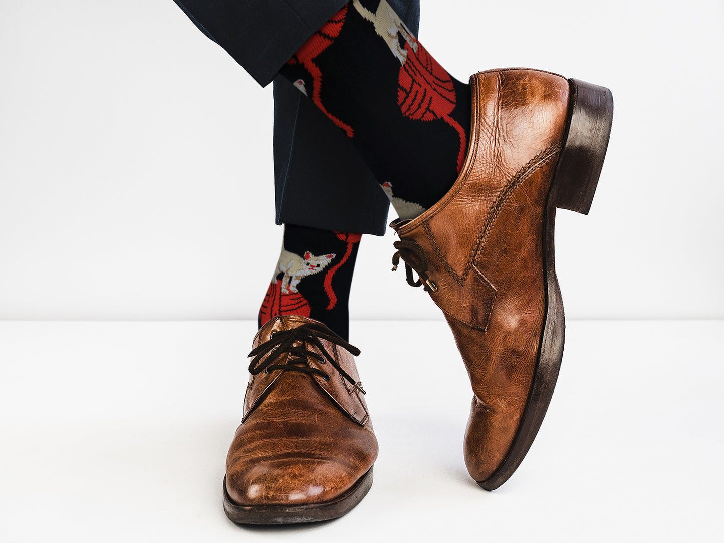 Sick Socks – Playful Cat – Casual Dress Socks - Free Shipping
