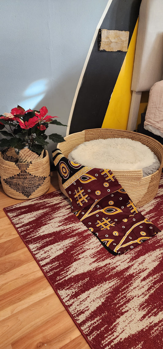 African Handwoven Pet Bed - Eco-Friendly, Versatile and Multi-Functional