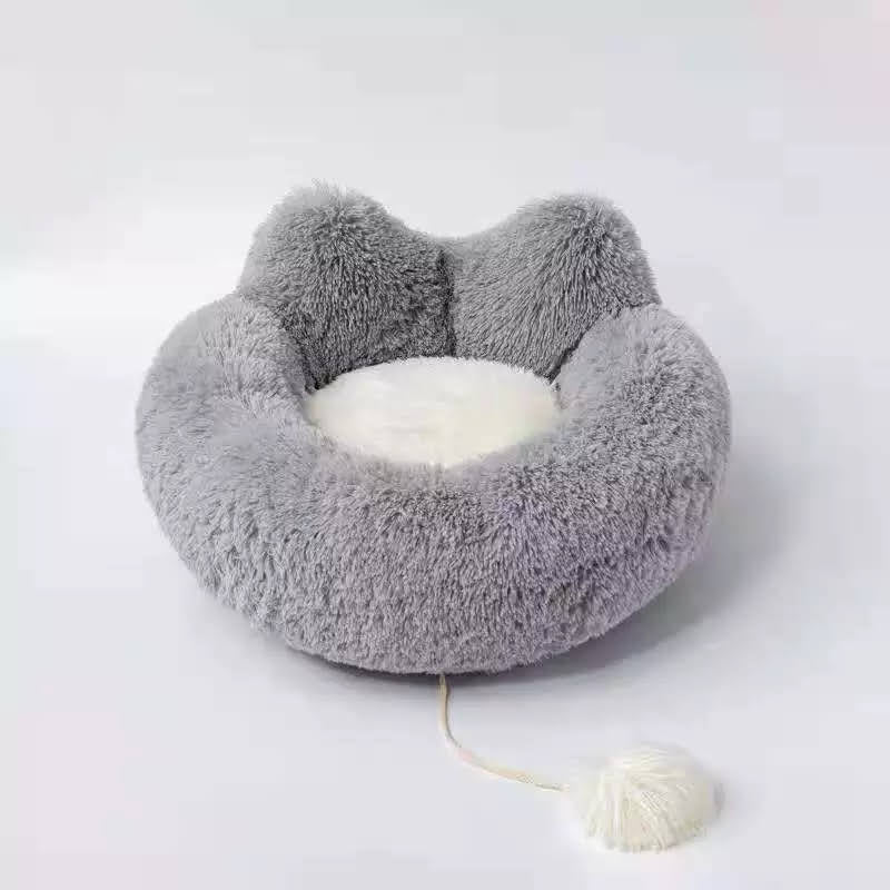 Plush Cat/Dog Bed - Ultra Soft Furry Fabric!