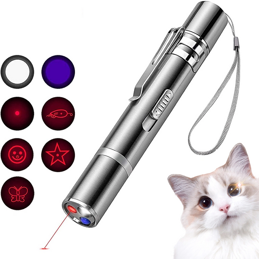 Interactive Exercise Tool LED Cat Pointer Toy – Fun Laser Pointer for Cat Play & Mental Stimulation