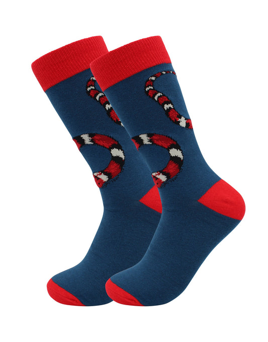 King Snake - Casual Dress Socks by Real Sic