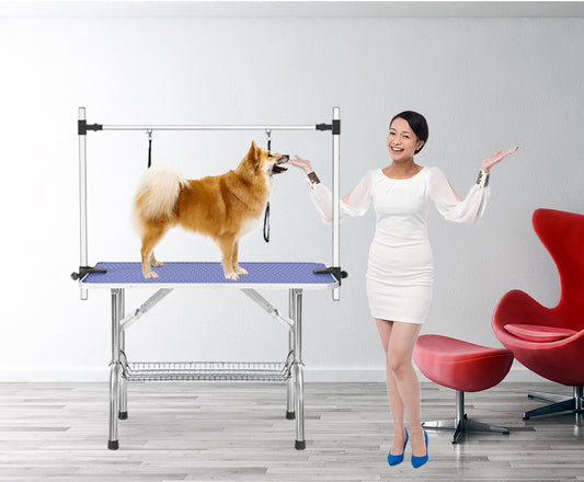 36" Folding Pet Grooming Table Heavy Duty - Static Free, Skid Resistant