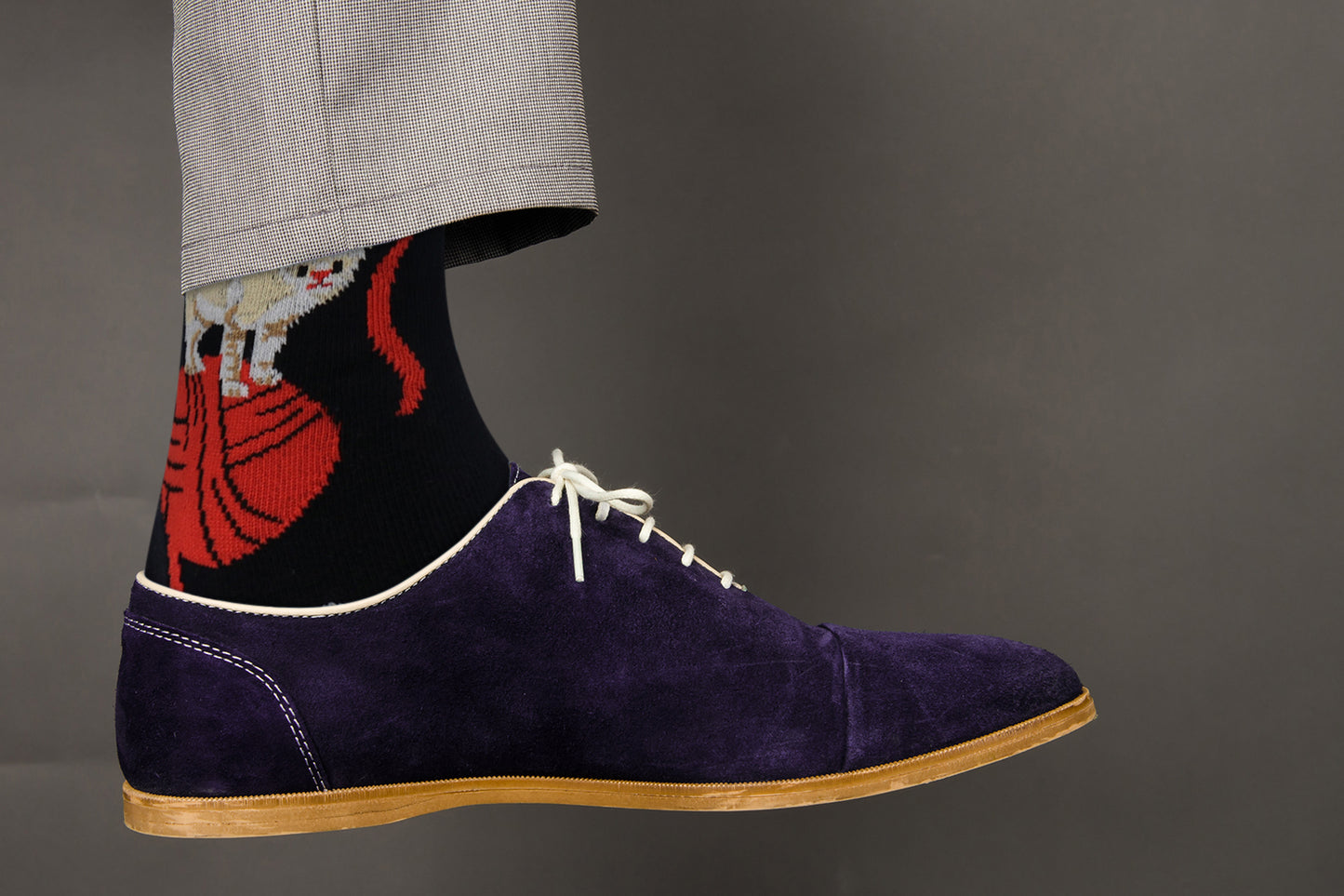 Sick Socks – Playful Cat – Casual Dress Socks - Free Shipping