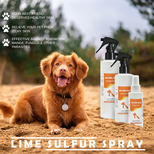 Classic's Lime Sulfur Spray- Pet Care for Dry Itchy Skin